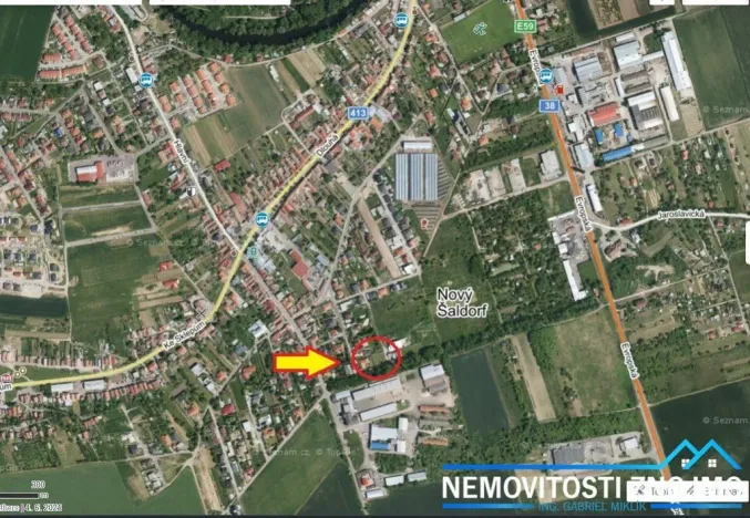 Pronájem zahrady, Nový Šaldorf-Sedlešovice - Nový Šaldorf, Za Humny, 600 m2