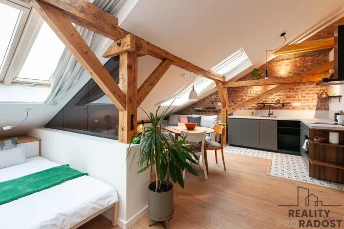 Pronájem bytu 1+kk, Praha - Bubeneč, Čs. armády, 52 m2