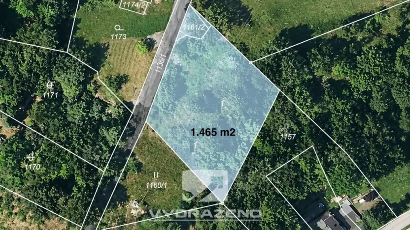 Prodej louky, Liberec, 1465 m2