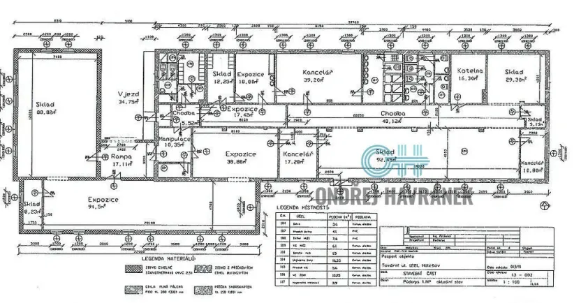 Pronájem skladu, Holešov, Tovární, 645 m2