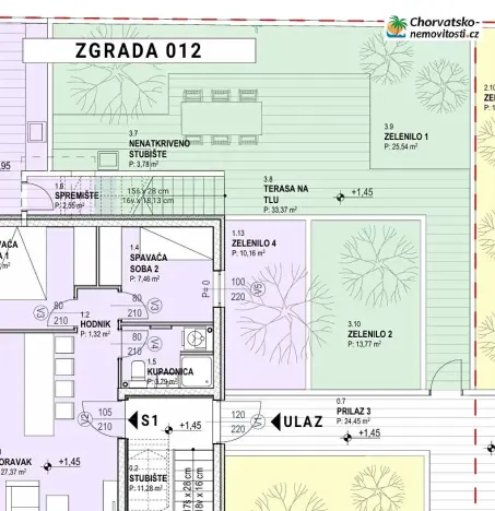 Prodej bytu 3+1, Povljana, Chorvatsko, 161 m2