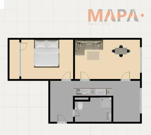 Pronájem bytu 2+1, Chomutov, Borová, 60 m2