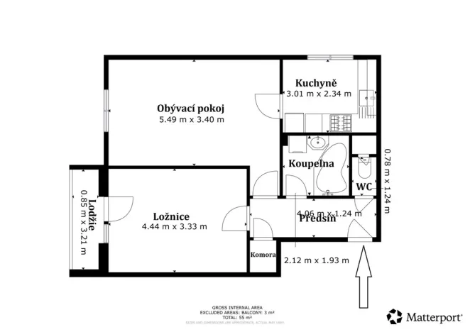 Prodej bytu 2+1, Příbram - Příbram VII, Jana Drdy, 52 m2