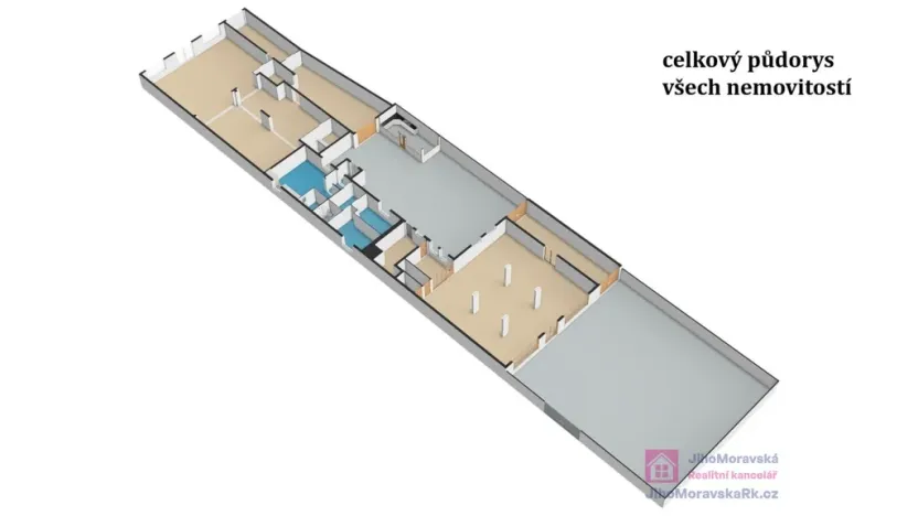 Prodej obchodního prostoru, Březí, Hlavní, 639 m2