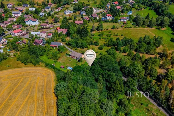 Prodej zahrady, Železný Brod - Bzí, 1086 m2