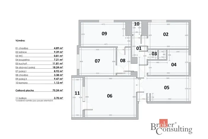 Prodej bytu 4+1, Praha - Dejvice, Vostrovská, 75 m2