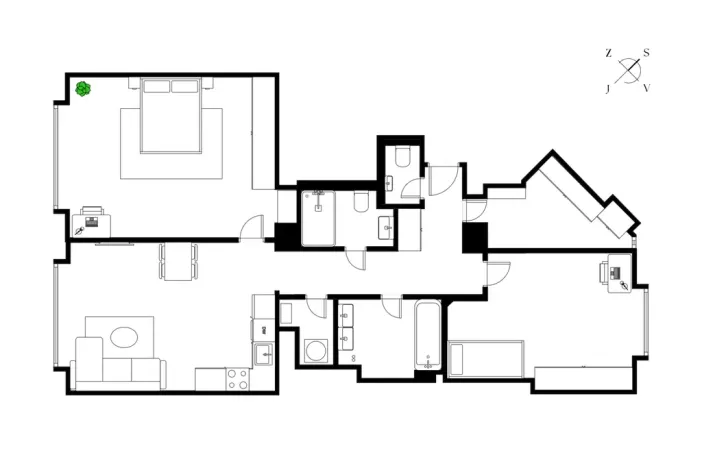 Prodej bytu 3+kk, Praha - Podolí, Na dolinách, 94 m2