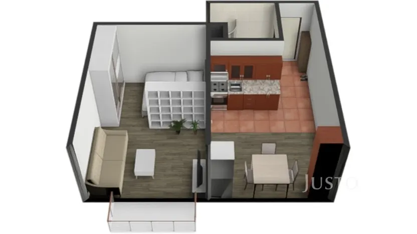 Pronájem bytu 1+1, Písek - Budějovické Předměstí, třída Přátelství, 38 m2