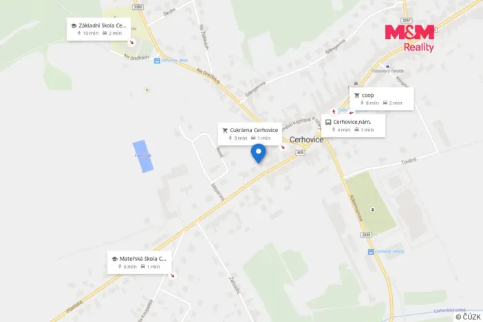 Pronájem rodinného domu, Cerhovice, Plzeňská, 58 m2