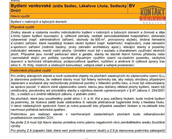 Prodej pozemku pro bydlení, Sedlec - Lékařova Lhota, 2140 m2