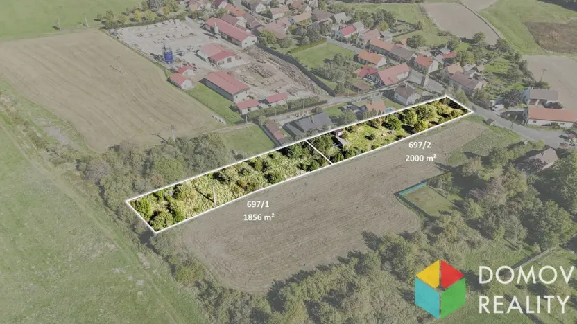 Prodej pozemku pro bydlení, Běštín, 3856 m2