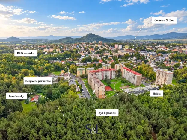 Prodej bytu 2+kk, Nový Bor, Rumburských hrdinů, 43 m2