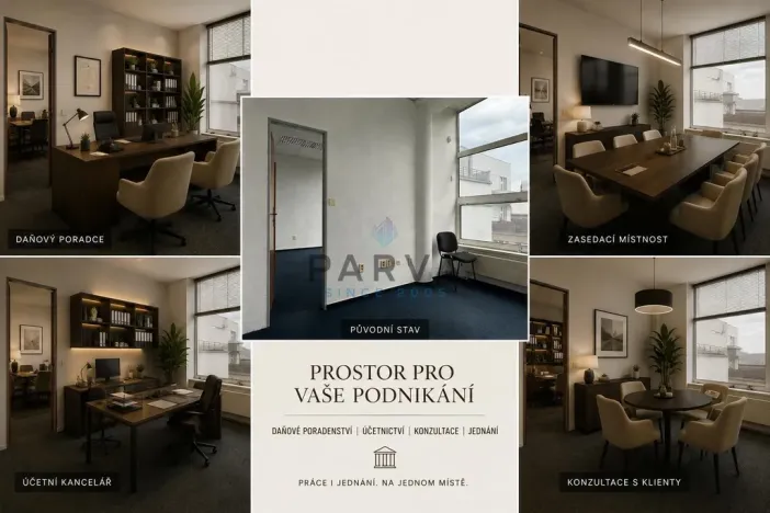 Pronájem kanceláře, Rokycany - Nové Město, Jiráskova, 32 m2