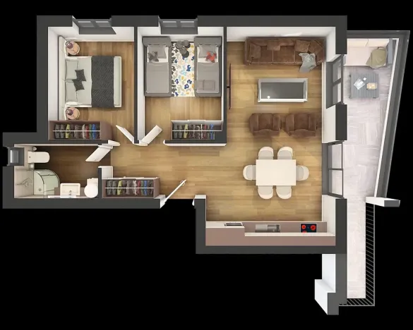 Prodej bytu 3+kk, Pag, Chorvatsko, 60 m2