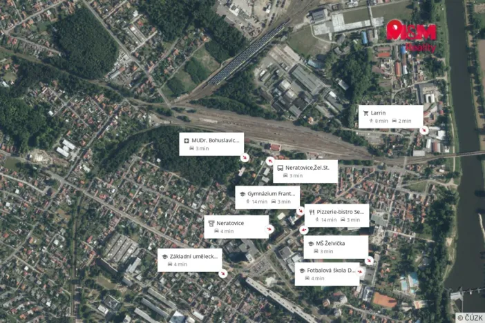 Pronájem bytu 2+kk, Neratovice, Jedová, 43 m2