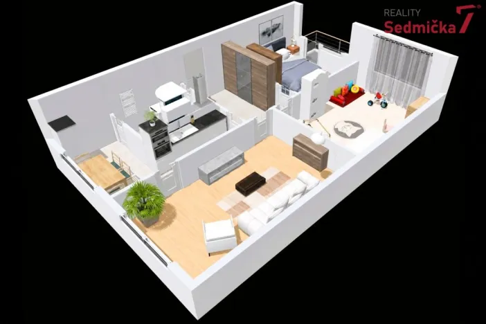 Prodej bytu 3+1, Polná, Palackého, 75 m2