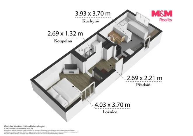 Prodej rodinného domu, Vlastislav, 40 m2
