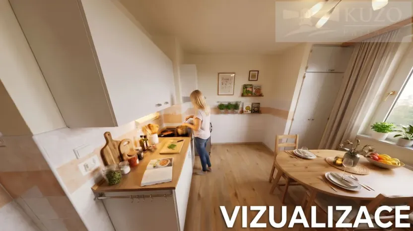 Pronájem bytu 1+1, Příbram, Čechovská, 36 m2