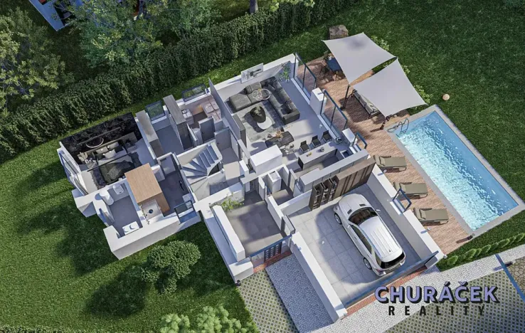 Prodej rodinného domu, Praha - Velká Chuchle, Na hvězdárně, 280 m2
