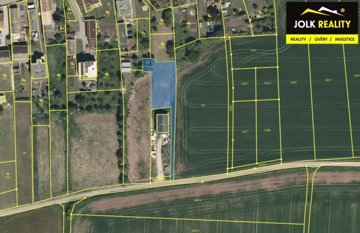 Prodej pozemku pro bydlení, Služovice, 1239 m2