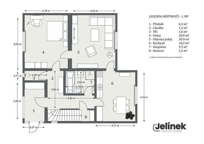 Prodej rodinného domu, Polička, Betlém, 115 m2