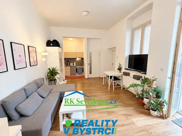 Pronájem bytu 2+kk, Brno, Bašty, 45 m2