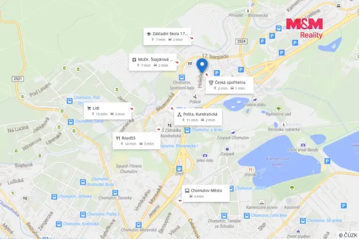 Prodej bytu 2+1, Chomutov, Holešická, 62 m2