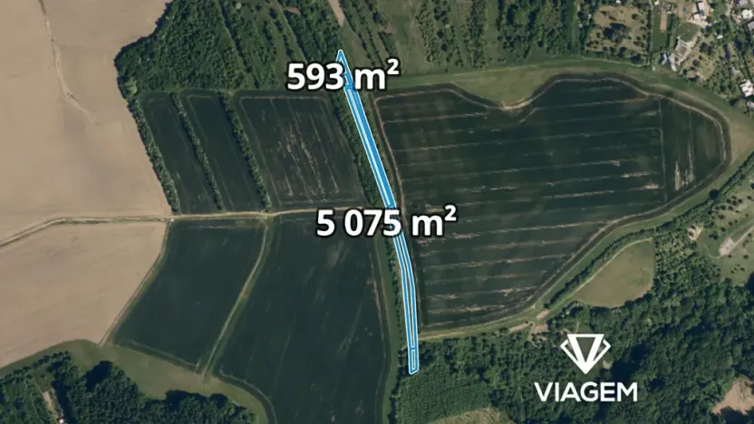 Prodej zahrady, Zlín, 5668 m2
