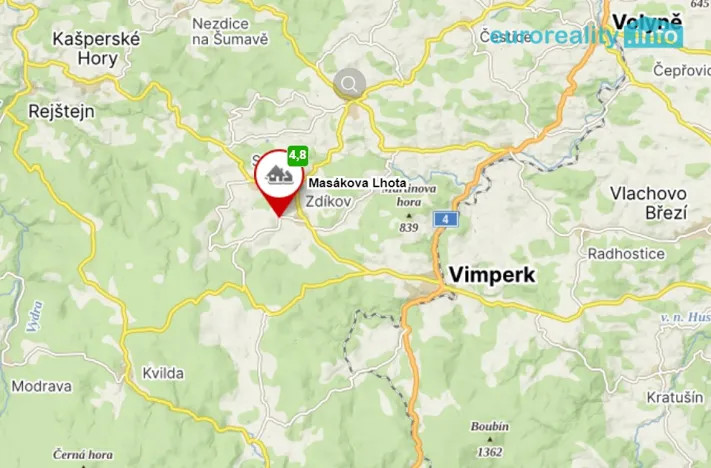 Prodej louky, Zdíkov - Masákova Lhota, 5869 m2