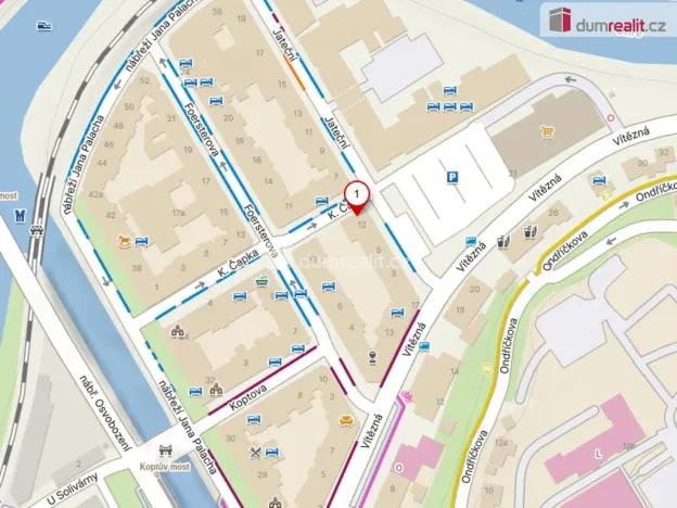 Pronájem bytu 2+1, Karlovy Vary, K. Čapka, 57 m2