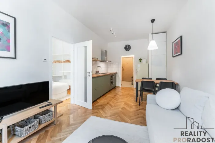 Prodej bytu 2+kk, Praha, Jičínská, 40 m2