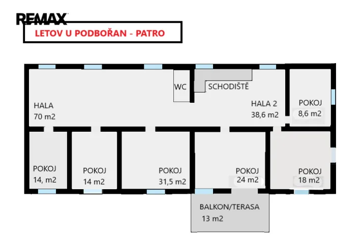 Prodej rodinného domu, Podbořany - Letov, 767 m2