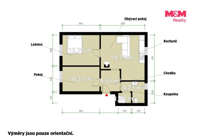 Prodej bytu 3+kk, Holýšov, Italská, 53 m2