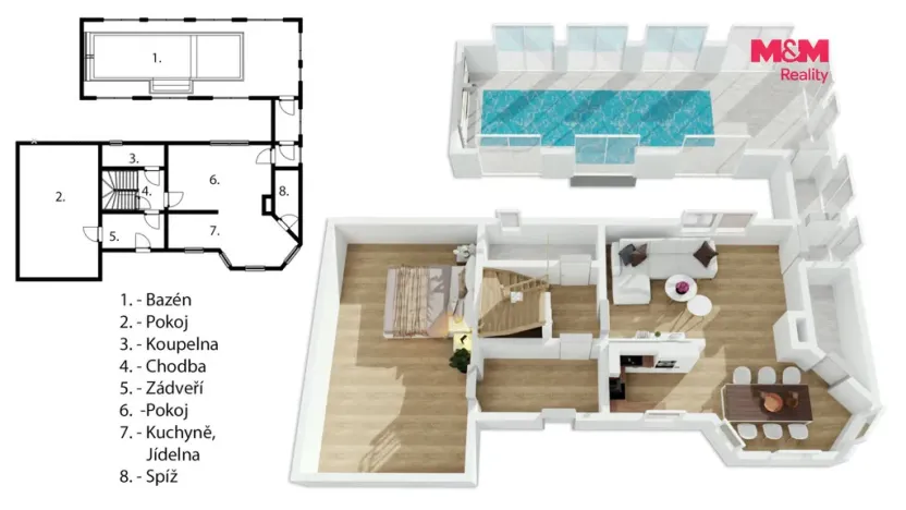 Prodej rodinného domu, Drahelčice, Malá Strana, 180 m2