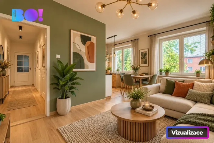 Prodej bytu 2+1, Ostrava, náměstí Družby, 54 m2