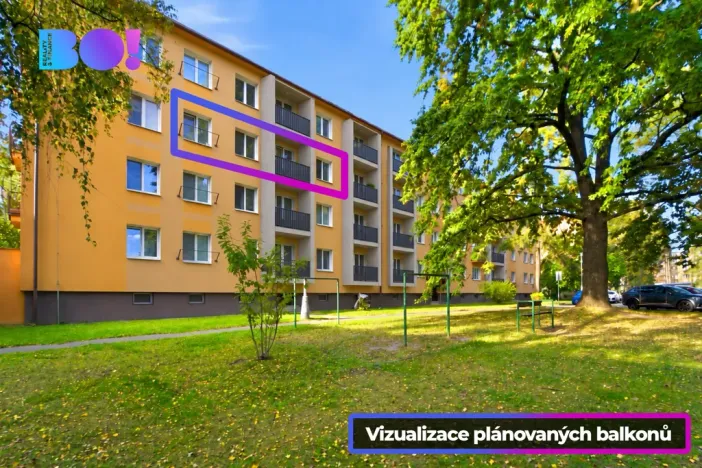 Prodej bytu 2+1, Ostrava, náměstí Družby, 54 m2