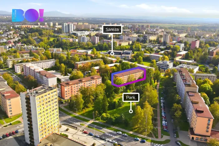 Prodej bytu 2+1, Ostrava, náměstí Družby, 54 m2