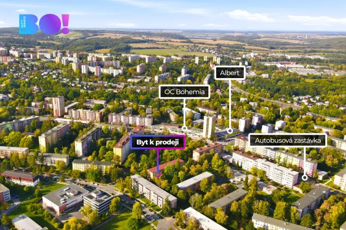 Prodej bytu 2+1, Ostrava, náměstí Družby, 54 m2