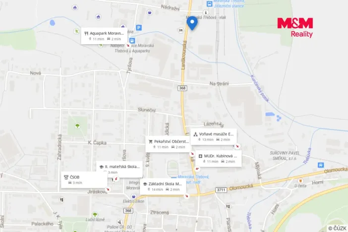 Pronájem bytu 2+1, Moravská Třebová, Lanškrounská, 60 m2