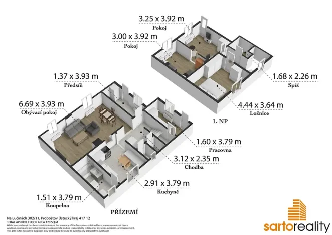Prodej rodinného domu, Proboštov, Na lučinách, 126 m2