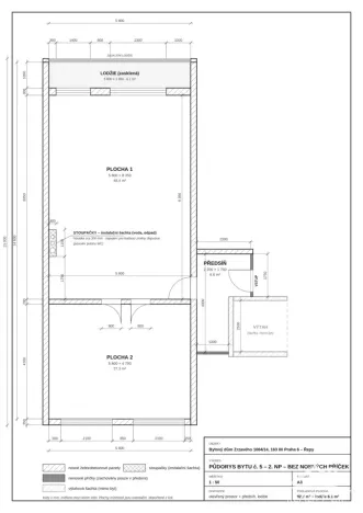 Prodej bytu 3+1, Praha - Řepy, Zrzavého, 83 m2