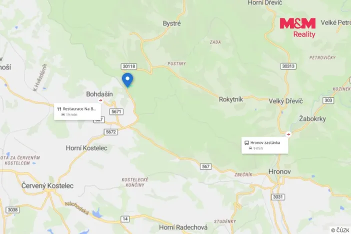 Prodej louky, Červený Kostelec - Bohdašín, 15881 m2
