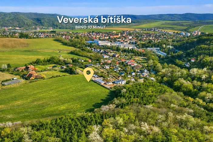 Prodej stavebního pozemku, 6811 m², Veverská Bítýška