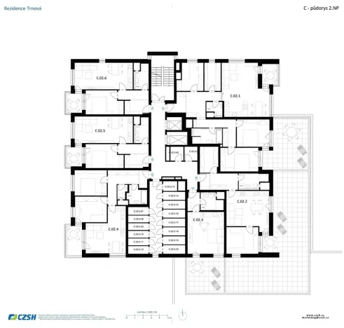 Prodej bytu 4+kk, Pardubice, Jozefa Gabčíka, 120 m2