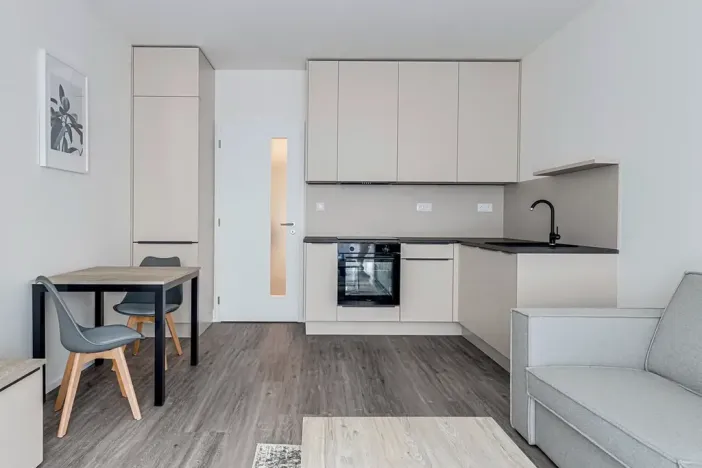 Pronájem bytu 1+kk, Praha - Karlín, Pernerova, 30 m2