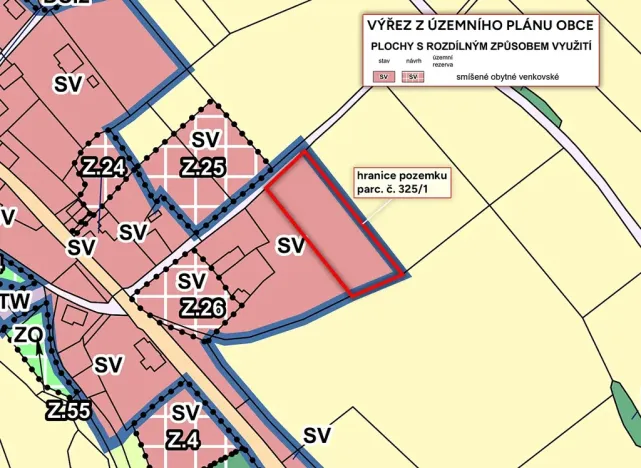 Prodej podílu pozemku pro bydlení, Jílové u Držkova, 672 m2