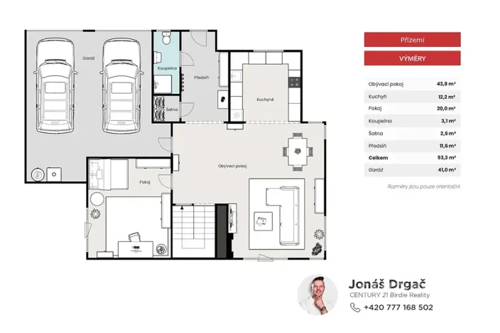 Pronájem rodinného domu, Bašť, Břežanská, 246 m2
