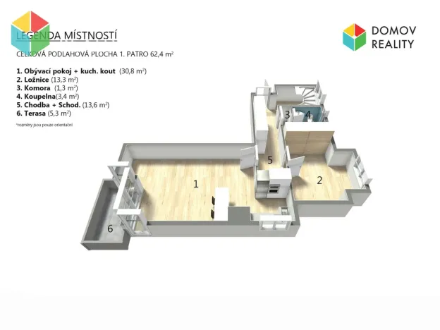 Pronájem bytu 4+kk, Beroun - Beroun-Město, Nad Paloučkem, 114 m2