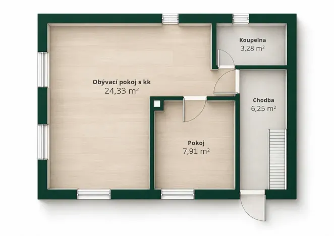 Prodej chalupy, Žďár, 74 m2