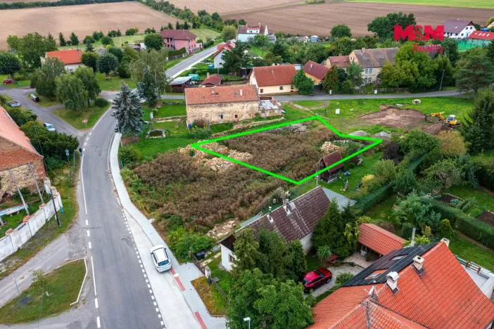 Prodej pozemku pro bydlení, Velemín - Březno, 607 m2